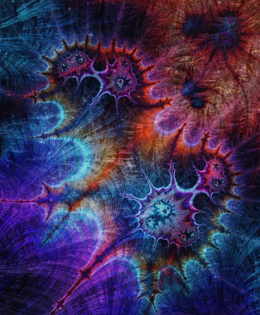 fractal in bright colors