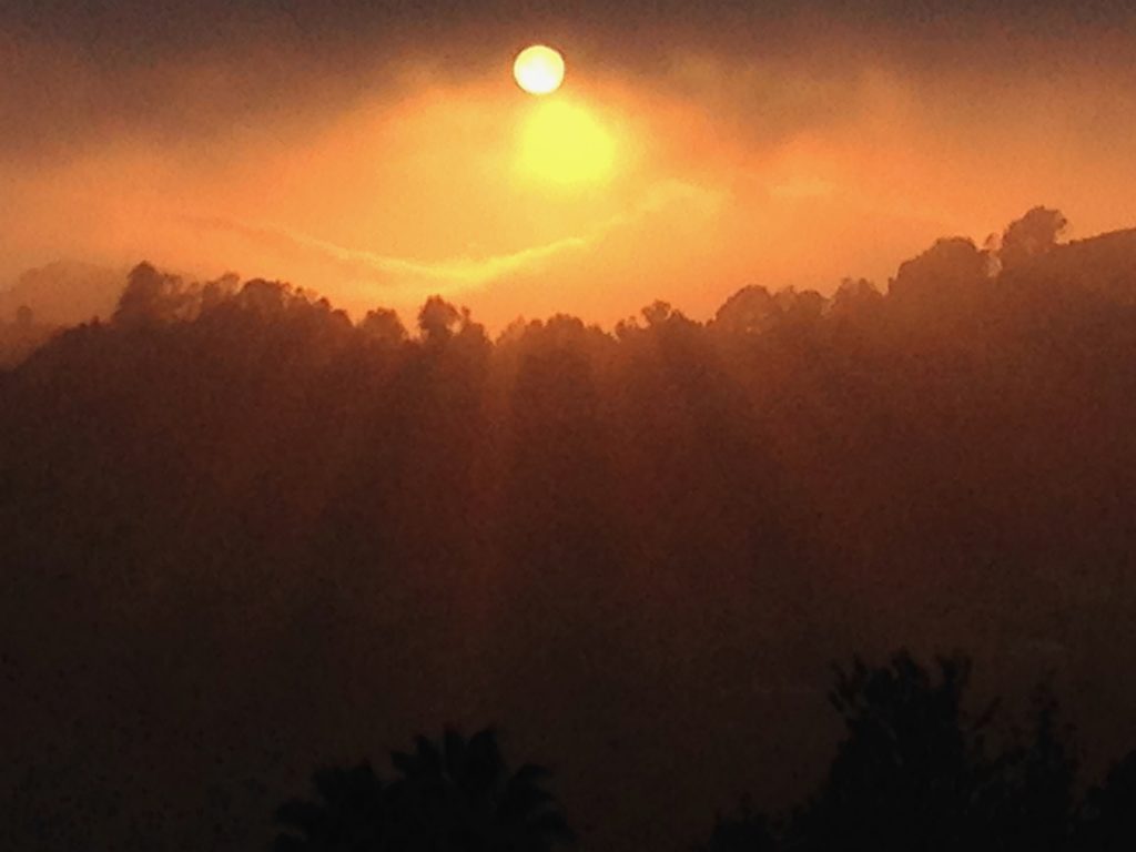 mysterious sunset