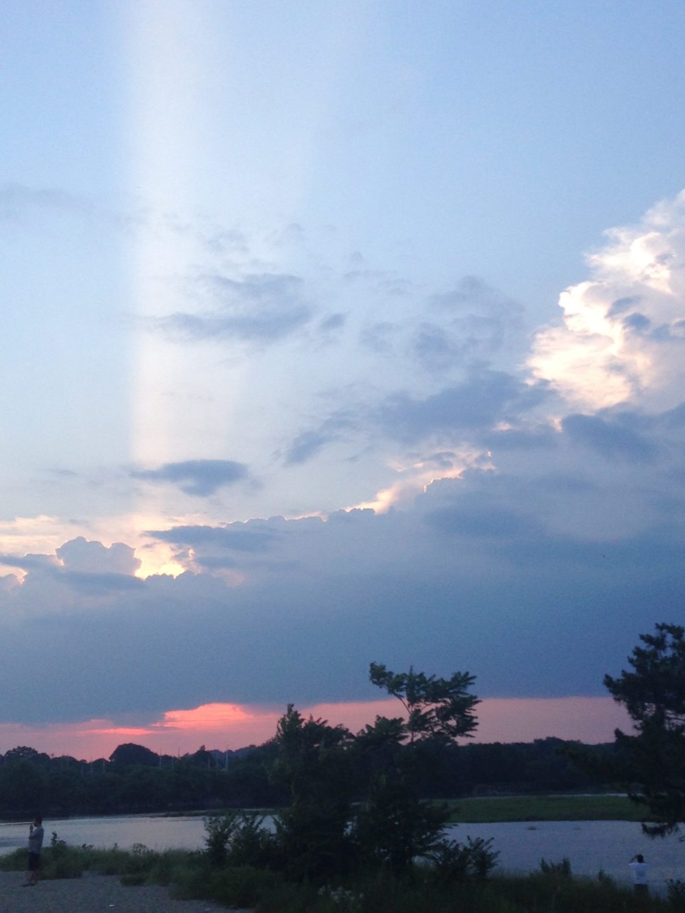 pink CT sun beams