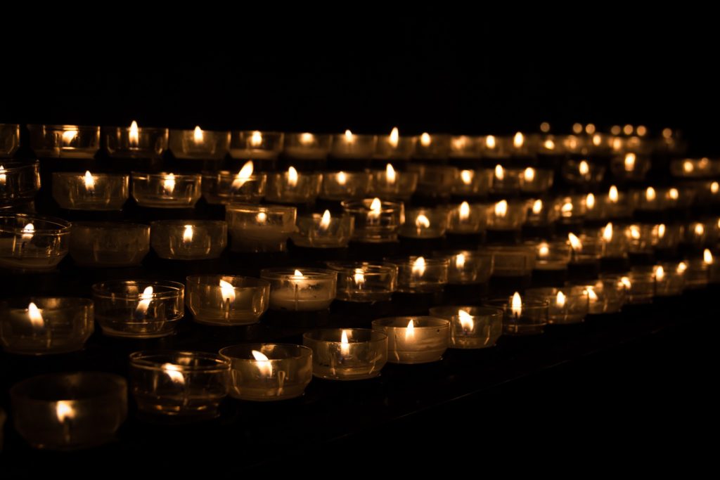 candle vigil tea lights